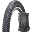 MOHEGIA 20インチ マウンテンバイク タイヤ: 20×2.125インチ MTB自転車タイヤ - 折り畳み式 交換用タイヤ - ブラック
