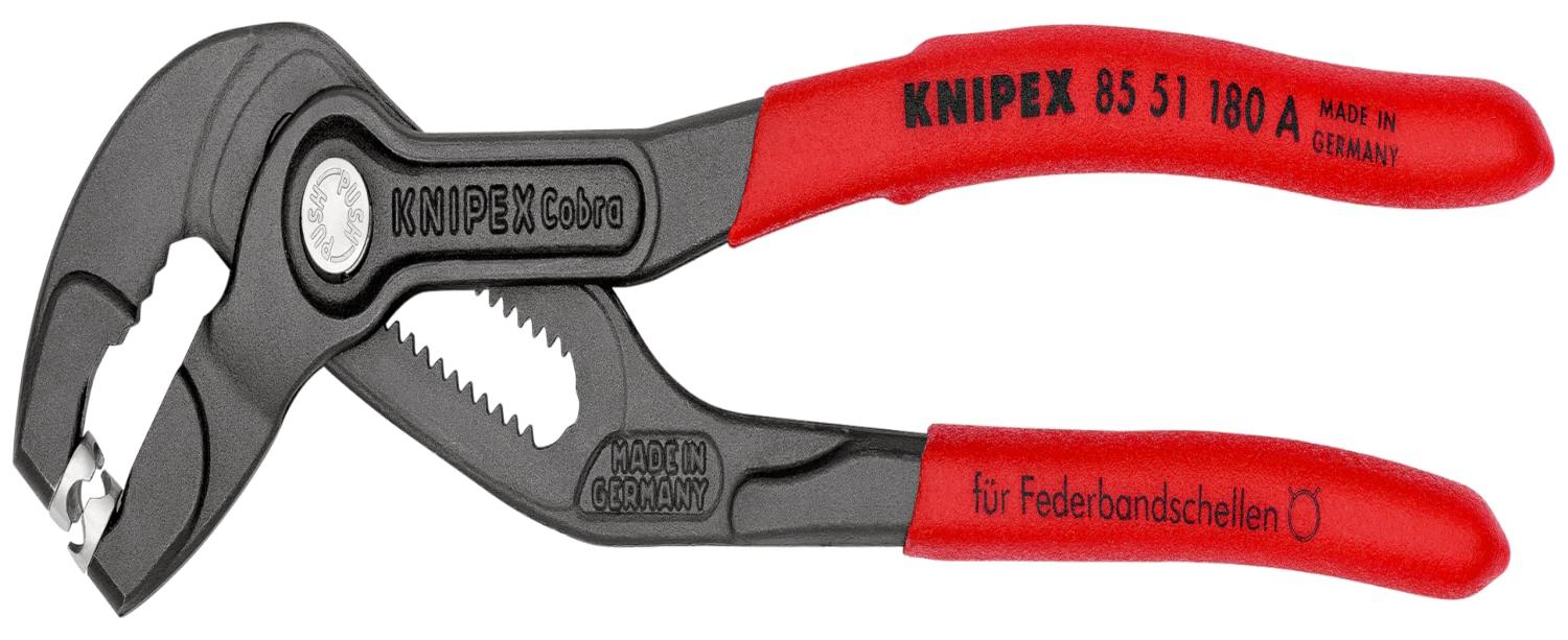 【ポイント優待キャンペーン】【ブラックフライデークーポン利用で割引中】【送料無料】クニペックス KNIPEX KNIPEX(クニペックス) 8551-180ASB スプリングホースクリッププライヤー(SB)