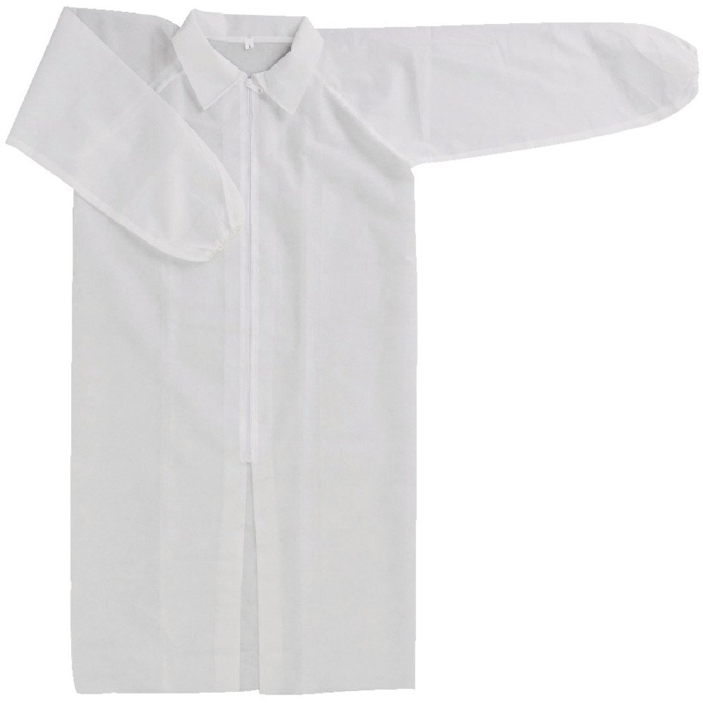 【ワンダフルデー限定 ポイント2倍+クーポン利用で5%OFF】【送料無料】川西工業 #7022 不織布白衣/マスク/ヘアキャップ 3点セット 3L