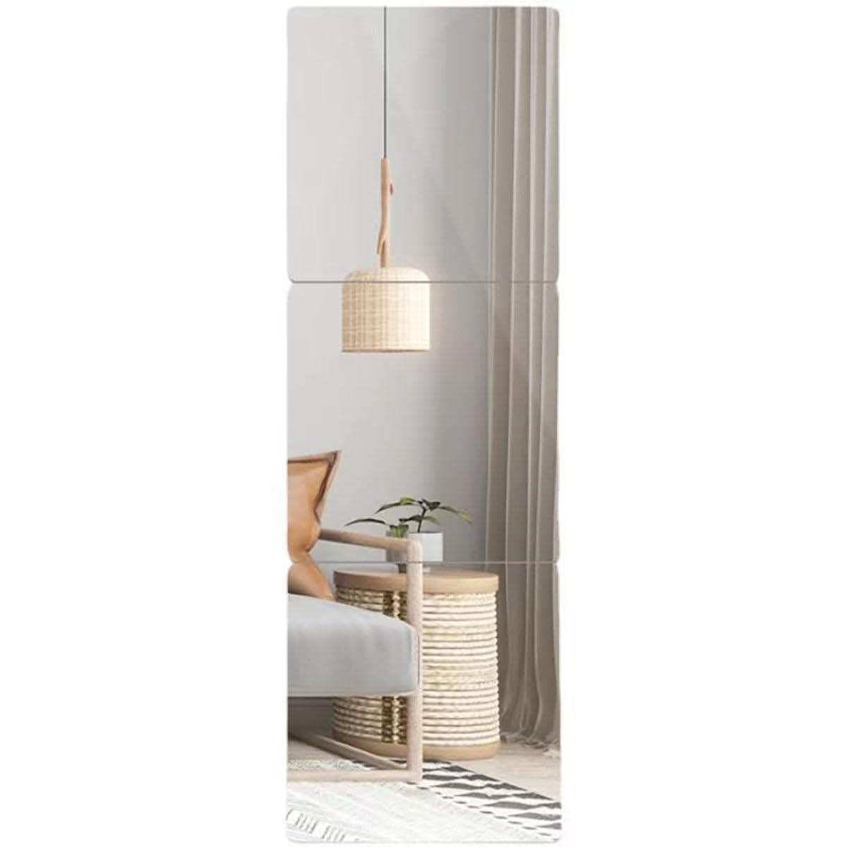 【ポイント優待キャンペーン】【ブラックフライデークーポン利用で割引中】【送料無料】4枚セット貼る鏡 全身 割れない鏡ミラー アクリル 飛散防止 DIY鏡壁に貼る鏡 全身鏡 姿見鏡 壁掛け ミラー 壁掛け 浴室 (30*20cm) (4)