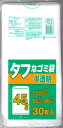 日本技研工業 タフなゴミ袋 半透明 45L 30枚入(3)