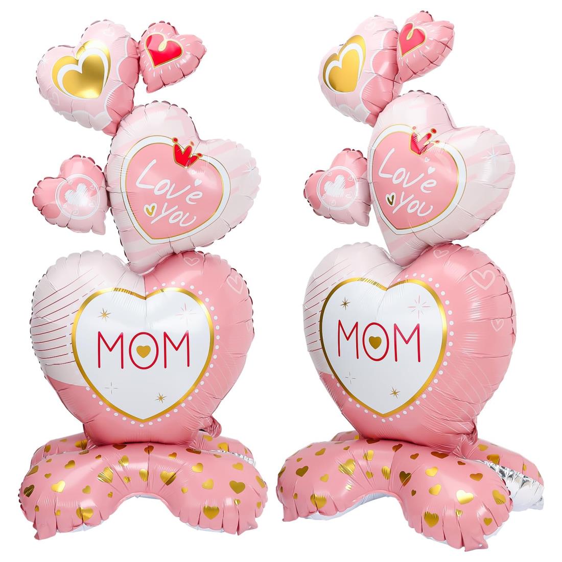 【送料無料】JANLOFO 母の日 飾り バルーン 2個入り 母の日 お祝い 母 誕生日 バルーン パーティーグッズ イベント 飾り 玄関 店舗装飾