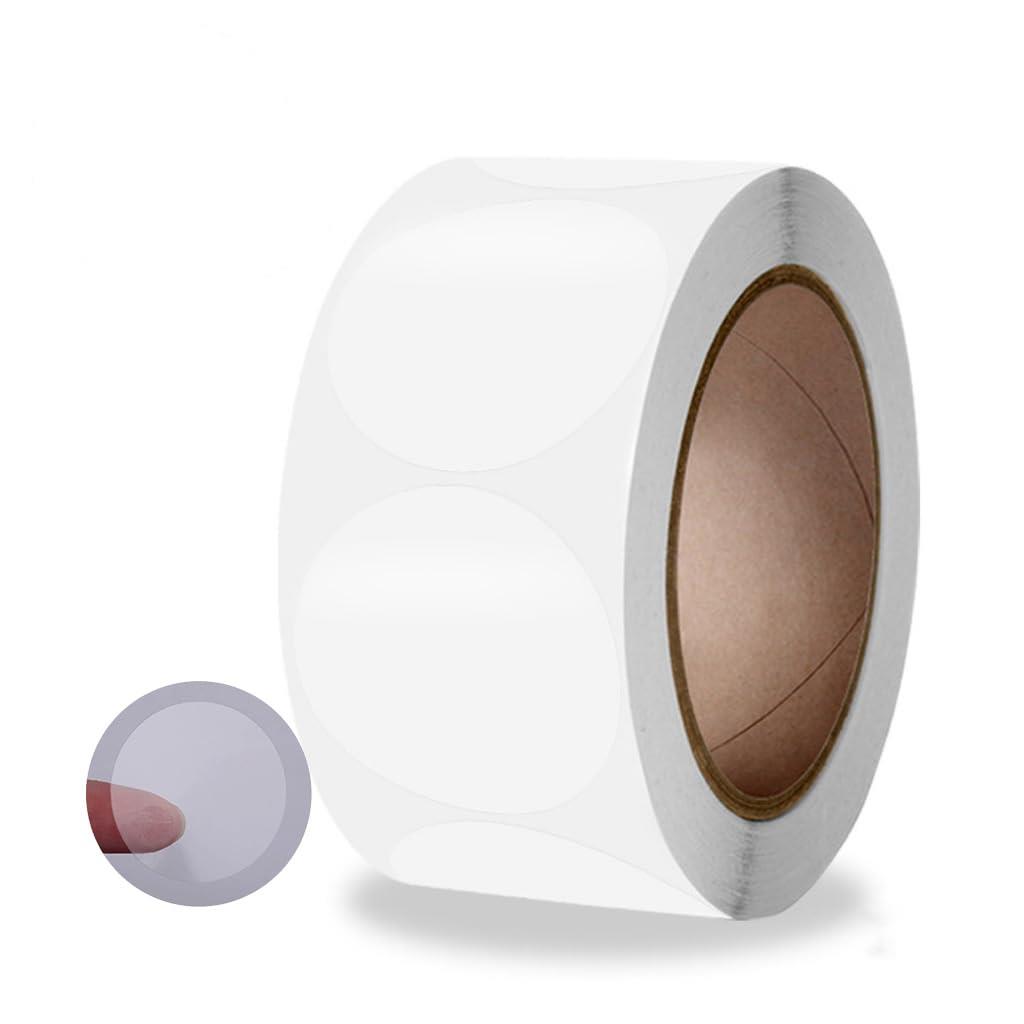 【送料無料】MINBOOT 透明シール 丸 (直径2.5cm) 500枚 ラッピング バレンタイン ありがとう ギフト シールはがし 強力