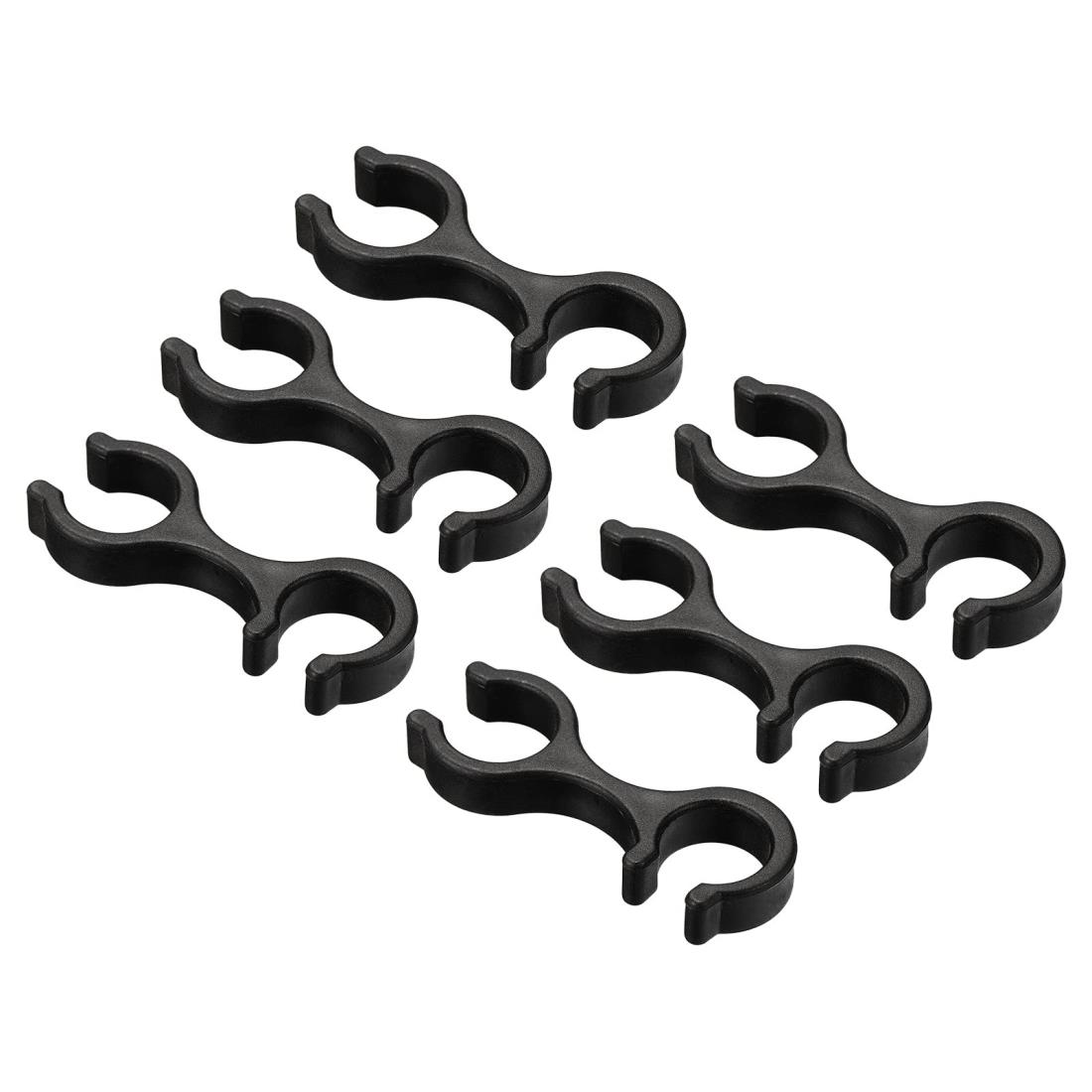 【送料無料】PATIKIL トレッキングポールクリップ 6個 ウォーキングスティック アクセサリー ダブルロ..