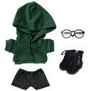 niannyyhouse 10cm 15cm 20cm ぬいぐるみ 服 ルーズフィット パーカー ジーンズ メガネ 靴 着せ替え 綿人形 アクセサリー (a6, 20cm)
