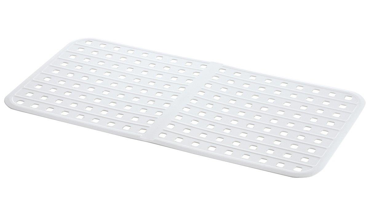 【送料無料】リッチェル シンクマット ホワイト 66.5×33.5×0.8cm シェリー ジャンボシンクマット 抗菌加工