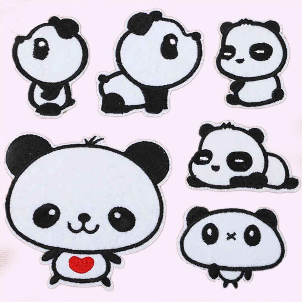 ワッペン パンダー アップリケ ミニ アイロン刺繍 ワッペン パッチ 補修 アップリケワッペンDIY服 おしゃれ 可愛い装飾 パッチ 補修