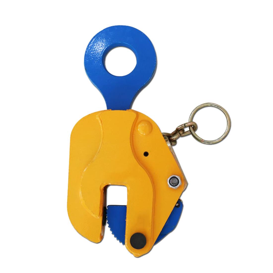 立吊りクランプ 定格容量1t ロックハンドル式 開口径0-20mm 縦吊りクランプ 荷吊り用 吊り具 吊りクランプ 建設機械 運搬作業 吊上げ 立吊クランプ ロック式