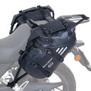 WILD HEART オートバイ サドルバッグ 防水 36L (18L*2) オートバイ サイド サドルバッグ パニエ バッグ トランク オートバイ アクセサリー (Black, 18L*2)