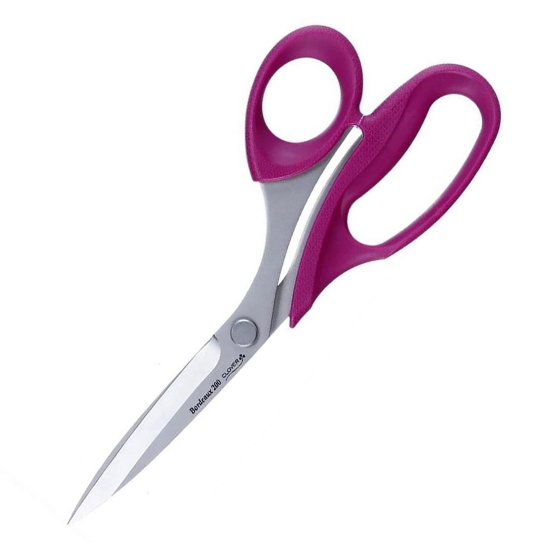 【送料無料】Clover パッチワークはさみ・ボルドー 200 20cm 36-087