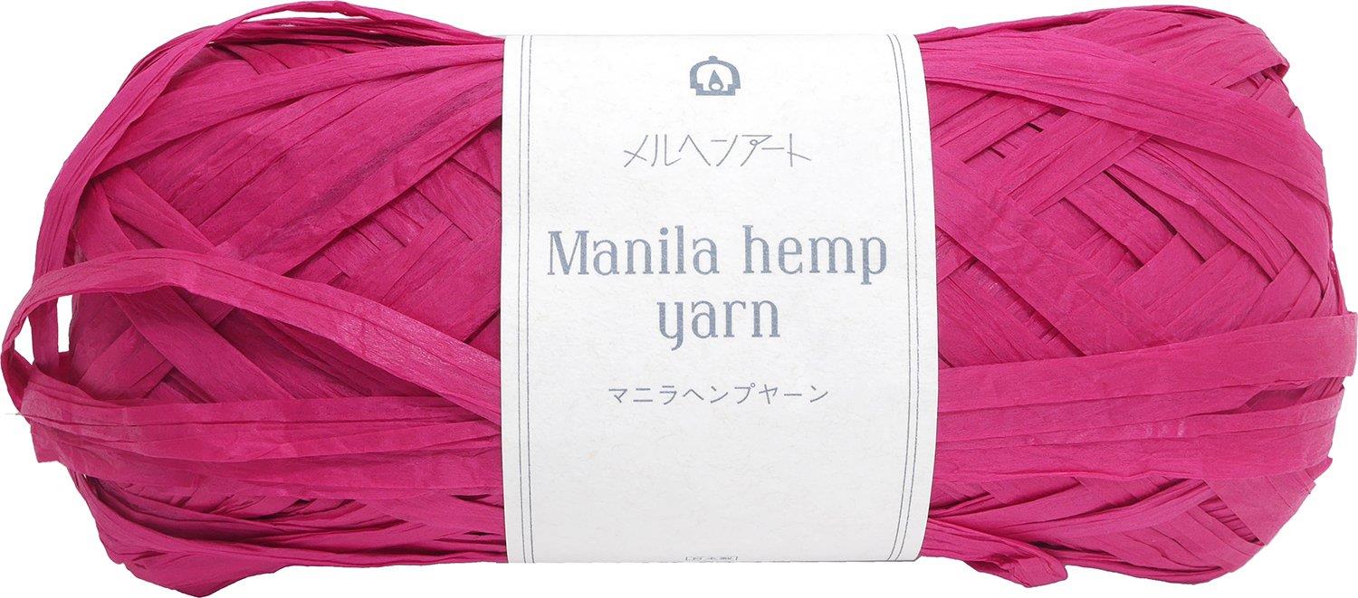 【ワンダフルデー限定 ポイント2倍+クーポン利用で5%OFF】【送料無料】メルヘンアート マニラヘンプヤーン クラフト 並太 Col.529 ダリヤ 20g 約50m