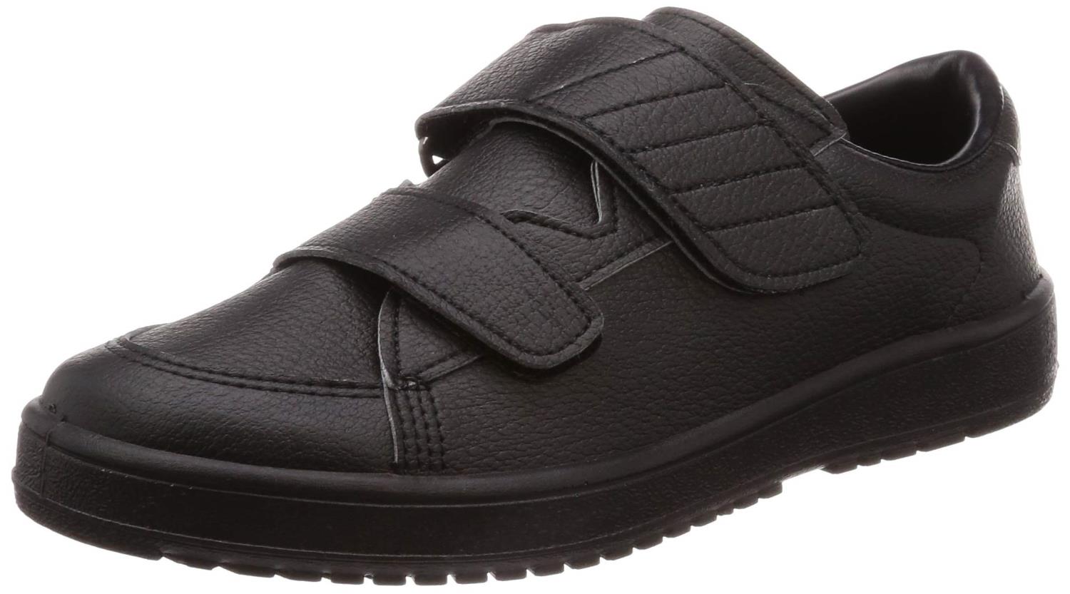 【送料無料】ムーンスター メンズ/レディース リハビリ 介護靴 Vステップ03 (両足同サイズ) ブラック 27 cm 3E