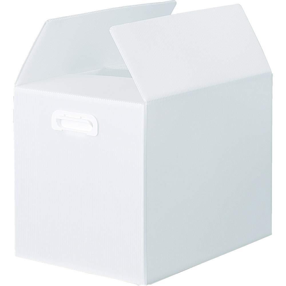 トラスコ中山(TRUSCO) ダンボールプラスチックケース 取っ手穴なし 半透明 A3サイズ 5枚セット TDP-A3D-5TM