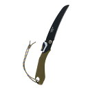 【送料無料】高儀(Takagi) シャークソー 愉し火 焚き火鋸 カーブ刃 180mm オリーブ【日本製・燕三条ブランド】【折り畳み式】【目立不要の衝撃焼入】 ...