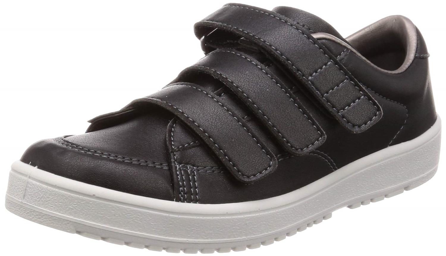 ムーンスター メンズ/レディース リハビリ 介護靴 片足販売 Vステップ07 (左足のみ) ブラック 30 cm 3E