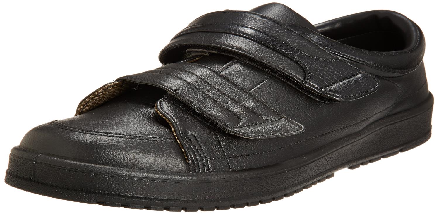 【ワンダフルデー限定 ポイント2倍+クーポン利用で5%OFF】【送料無料】ムーンスター メンズ リハビリ 介護靴 Vステップ04 (両足同サイズ) Vステップ04(両足同サイズ) ブラック 29.0 cm 3E