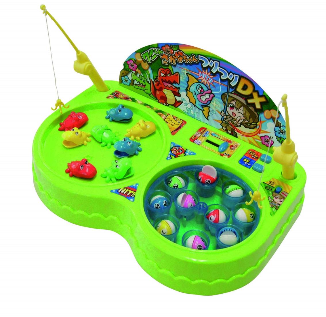 【ワンダフルデー限定 ポイント2倍+クーポン利用で5%OFF】【送料無料】マルカ(Maruka) ワニくんさかなちゃんつりつりDX おもちゃ ゲーム 3歳以上 187965