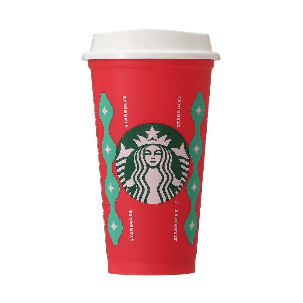 【クーポン利用で5%OFF】【送料無料】スターバックス ポリプロピレン スタバ ホリデー 2022 リユーザブルカップ タンブラー 473mlのサムネイル