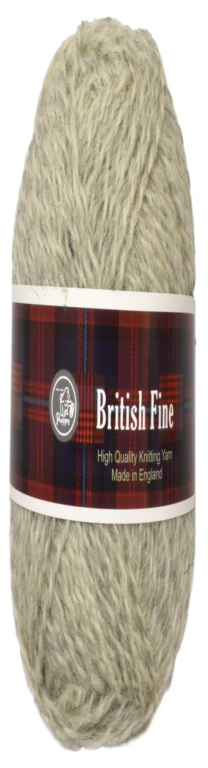 【ワンダフルデー限定 ポイント2倍+クーポン利用で5%OFF】【送料無料】パピー ブリティッシュファイン 毛糸 中細 19 グレー 系 25g 約116m 10000149