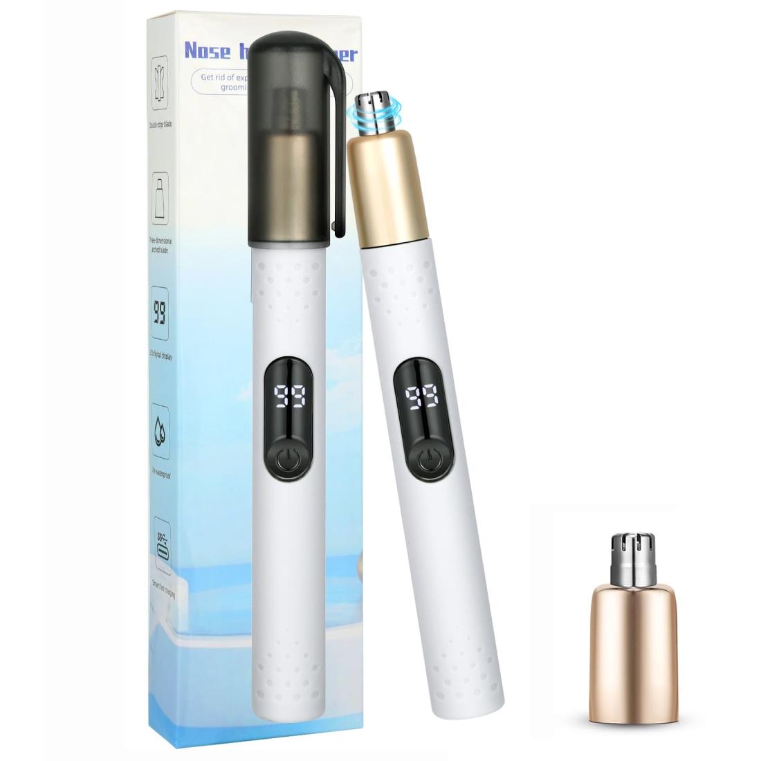 【送料無料】鼻毛カッター レディース はな毛カッター メンズ エチケットカッター 替刃付き 電動 Type-..