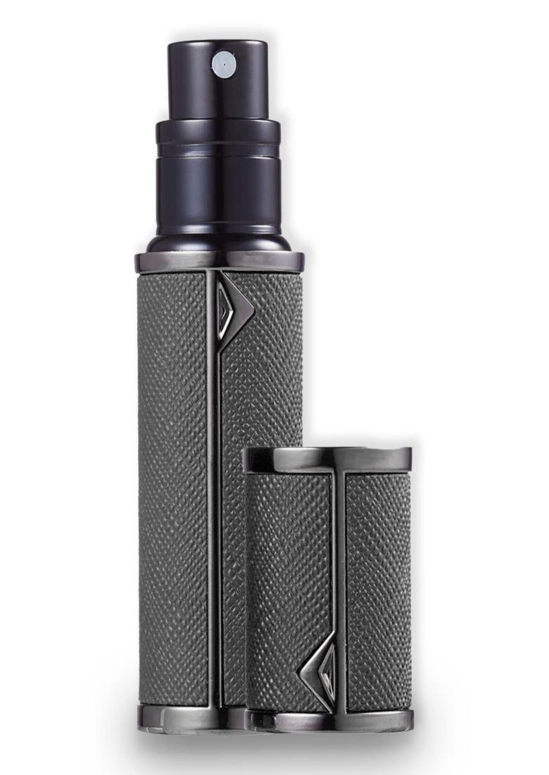 【送料無料】AlxMuNao アトマイザー 香水【5ml・ワンタッチ補充・携帯用】プレミアムレザー仕様 底部充填 詰め替え簡単 漏れない 持ち運び便利 コンパク...