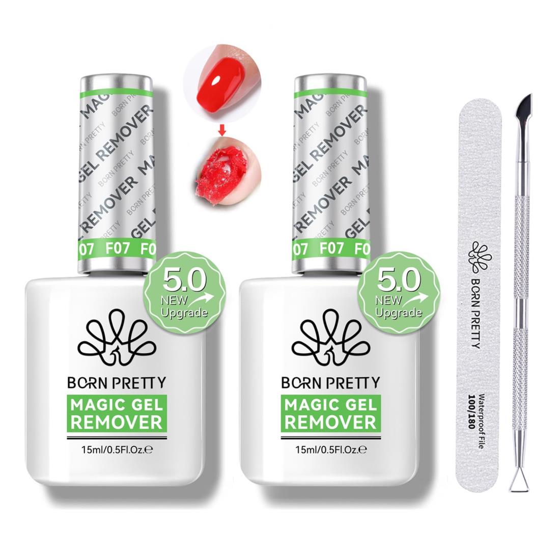 【ポイント優待キャンペーン】【ブラックフライデークーポン利用で割引中】【送料無料】BORN PRETTY リムーバー ジェルネイル オフ アセトン ジェルネイル...