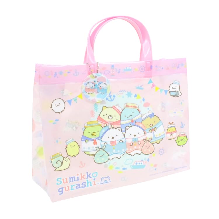 【送料無料】【高波】マチアリPVCバッグ すみっコぐらし ピンク