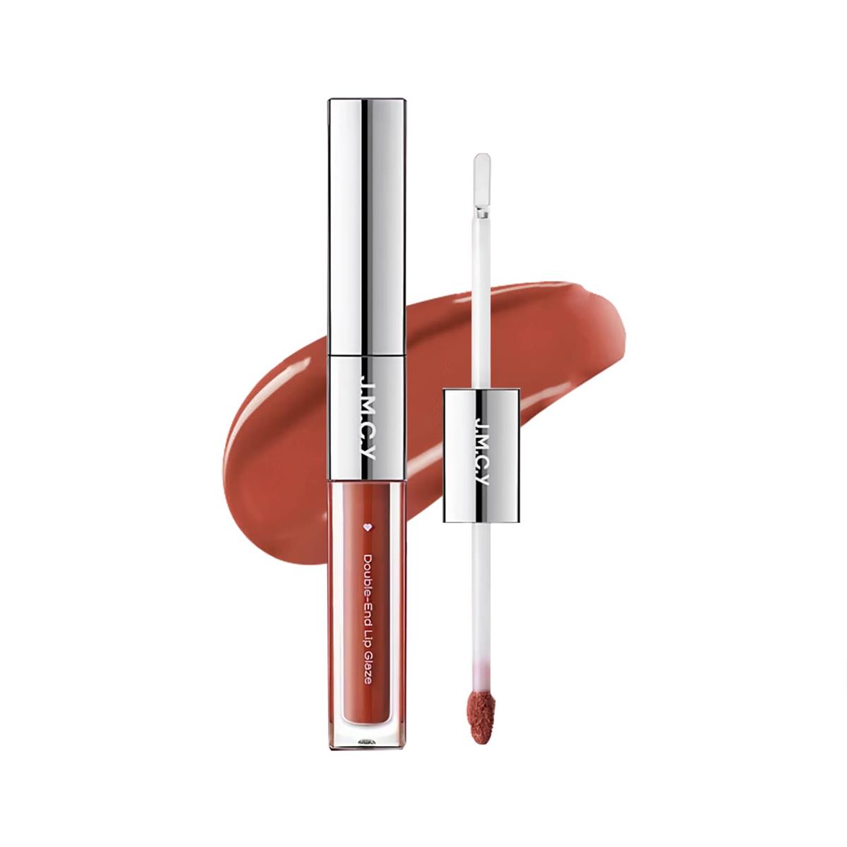 【送料無料】JMCYリップグロス 2in1 ダブルエンド リップティント リップオイル 落ちない リップスティ..