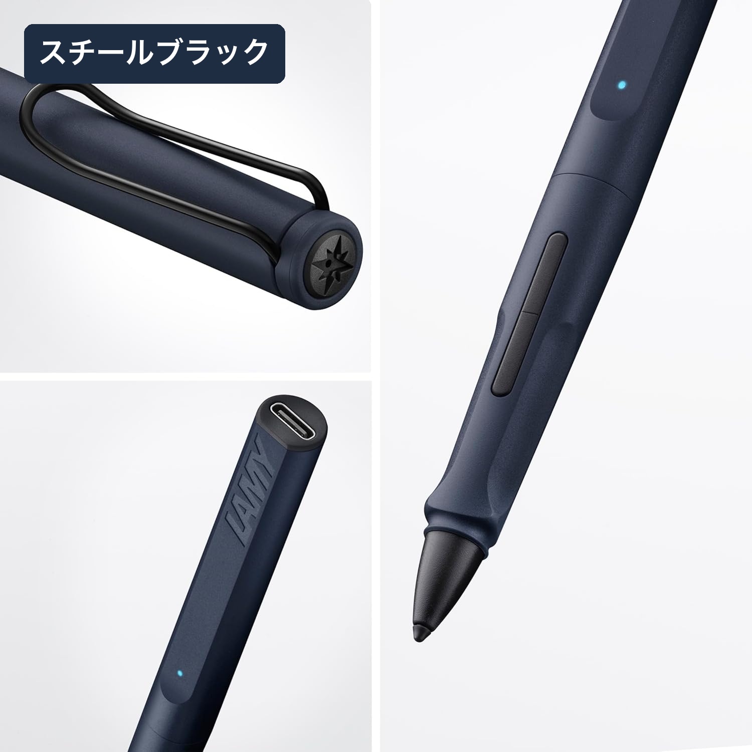 LAMY safari note+ iPad タッチペン スタイラスペン USB-C充電 パームリジェクショ...