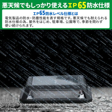 ガーデンライト LED 屋外 防雨型 LEDライト 埋め込み式 太陽光充電 ソーラー式 自動点灯 配線不要 ガーデンソーラーライト ソーラーライト ガーデンLED 電気代不要 玄関灯 足元 夜間照明 照明 防犯対策 ソーラー充電 屋外照明 LEDガーデンライト