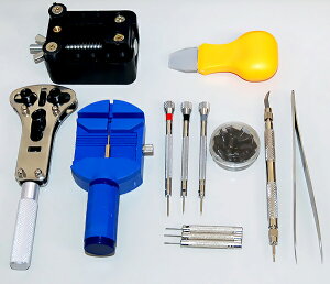 時計修理工具専用ケース付き14点セットバネ棒外し裏蓋はずし電池交換ウォッチツール腕時計工具裏蓋外し裏ふた