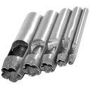 \ 5%OFF★先着順 5/6まで / レザークラフト 工具 レザークラフト用 シェイプパンチ 花柄 花型 5本セット パンチセット 変形抜き型 パンチ 穴あけ...