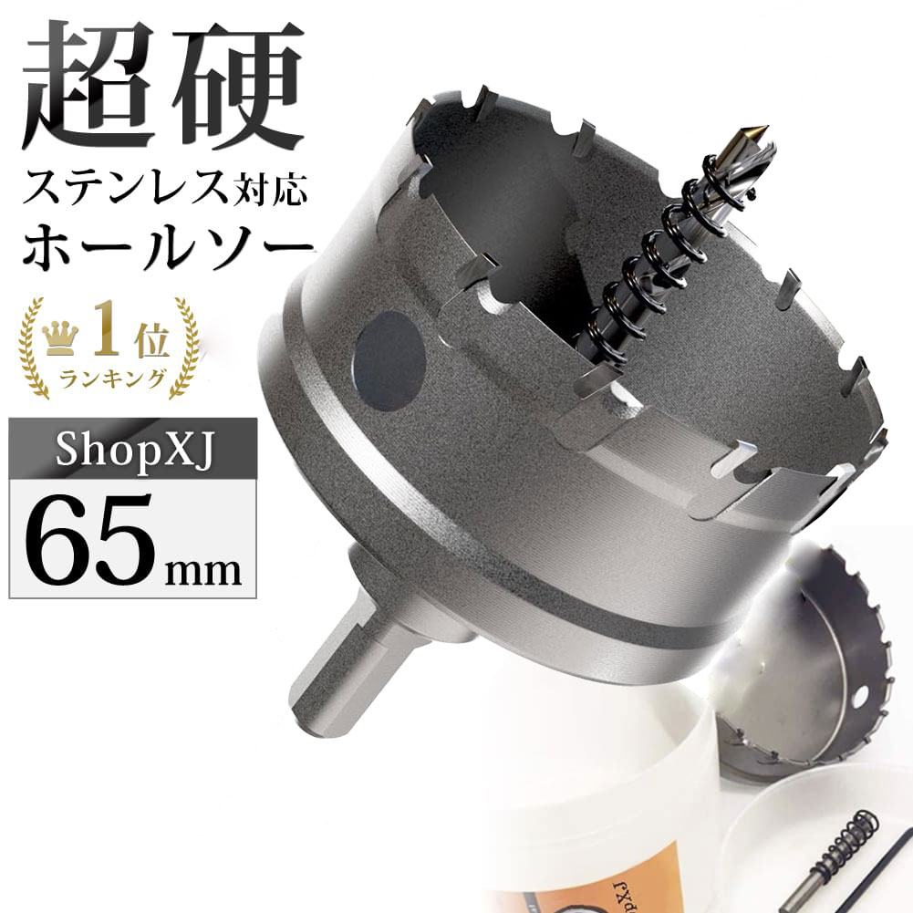 ハウスBM ドッチーモ超硬ホルソー(回転用) 10mmストレートタイプ フルセット DH-39 刃先径：39mm 両刃仕様