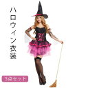 巫女 コスプレ魔女 ハロウィン キャップ+腕カバー*2+紐+ワンピース ハロウィン衣装 5点セット ドラキュラ コスプレ ワンピース ハロウィン レディース コスチューム 魔女ハット 大人用 ハロウィン(3)