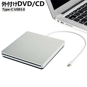 դ DVD CD Type-C USB3.0 ݡ֥ ɥ饤 PCɥ饤 DVDץ졼䡼 CD/DVDɼ衦 DVDRW CD-RW Mac MacBook Pro Air iMacǥȥå Mac os /Windows 10/8/7 / XP / VistaȸߴΤ®ǡž б