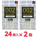 【最安値挑戦中!】 OKAMOTO オカモトゼロツー0.02 スタンダード オカモト コンドーム 24コ入 避妊具 2個セット