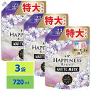 レノア ハピネス 夢ふわタッチ 柔軟剤 ホワイトムスク 詰め替え 720mL×3袋