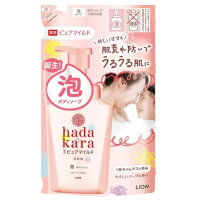 hadakara ハダカラ ボディソープ 泡 薬用ピュアマイルドタイプ 詰め替え 440ml 泡ボディーソープ 低刺激処方