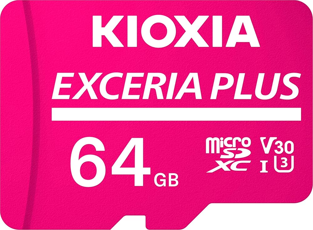 KIOXIA キオクシア 旧東芝メモリ microSD 64GB EXCERIA PLUS UHS-I U3 V30 Class10 Nintendo Switch動作確認済 microSDXC 最大読出100MB/s 最大書込60MB/s 4K対応 KLMPAE064G