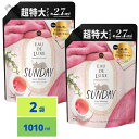レノア オードリュクス 柔軟剤 マインドフルネスシリーズ サンデー つめかえ 超特大サイズ 1010mL 2袋セット