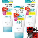 AHA クレンジングリサーチ BCL 洗顔 毛穴 黒ずみ しみ ニキビ 乾燥 薬用 アクネウォッシュ メイク 朝 角質 肌 120g ×3個