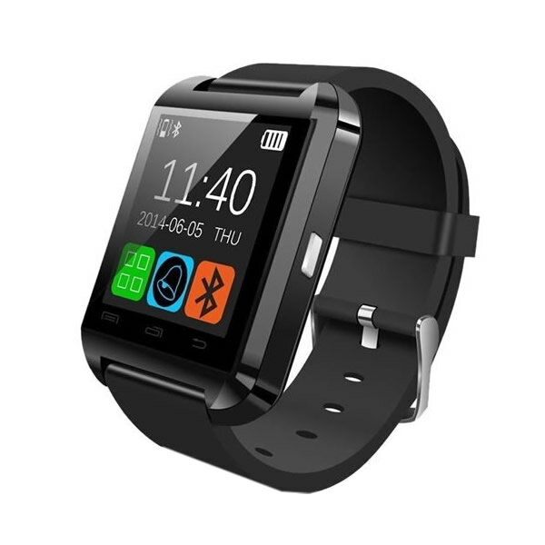 最新式 スマートウォッチ DX Bluetooth smart watch U8 1.44インチ 超薄型フルタッチ 着信通知 置き忘れ防止 歩数計 消費カロリ アラーム 時計 WATCH-144