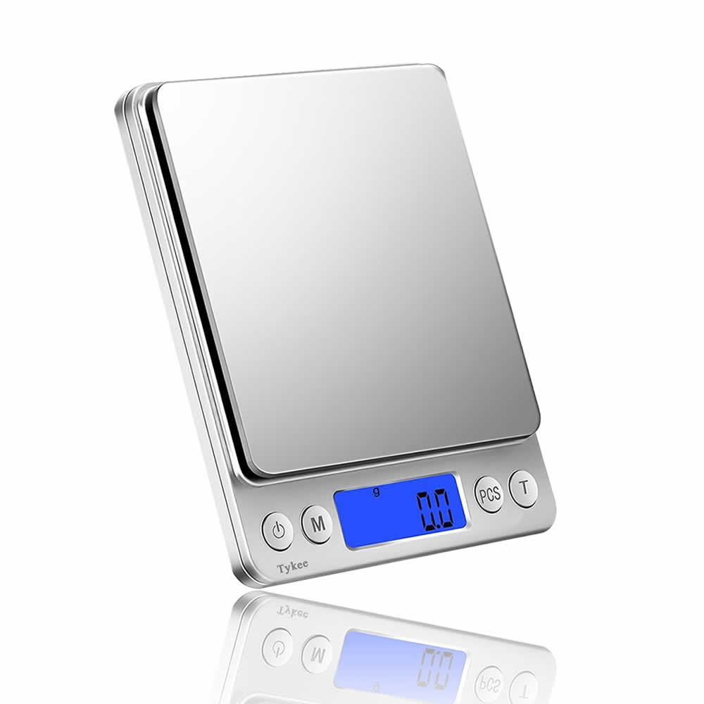 【数量限定特価】 チビ物はかり デジタルスケール キッチン 0.1g単位 電子 はかり 計量 袋引き機能 オートオフ機能 個数計算機能付き 多用途 超小型 CHIBIHAKA