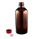 遮光瓶 中栓付 褐色 300mlサイズ 詰め替え用ボトル ガラス瓶 空容器 茶色ビン 消毒用アルコール対応 大容量 保存用 詰め替え容器 アルコール可 ガラスボ...