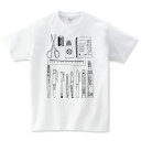 おもしろ かわいい 文房具 Tシャツ メンズ レディース 半袖 おもしろTシャツ おしゃれ 親子 ペアルック プレゼント 大きいサイズ Shortplate /...
