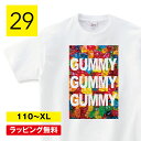 グミ tシャツ 詰め合わせ ハリボー クマ かわいい 食べ物 tシャツ 食べ物Tシャツ おもしろTシャツ 面白いTシャツ ふざけTシャツ 文字Tシャツ ネタTシャツ パロディTシャツ 父の日 プレゼント おもしろ雑貨 メンズ レディース キッズ 子供服 shortplate / ショートプレート