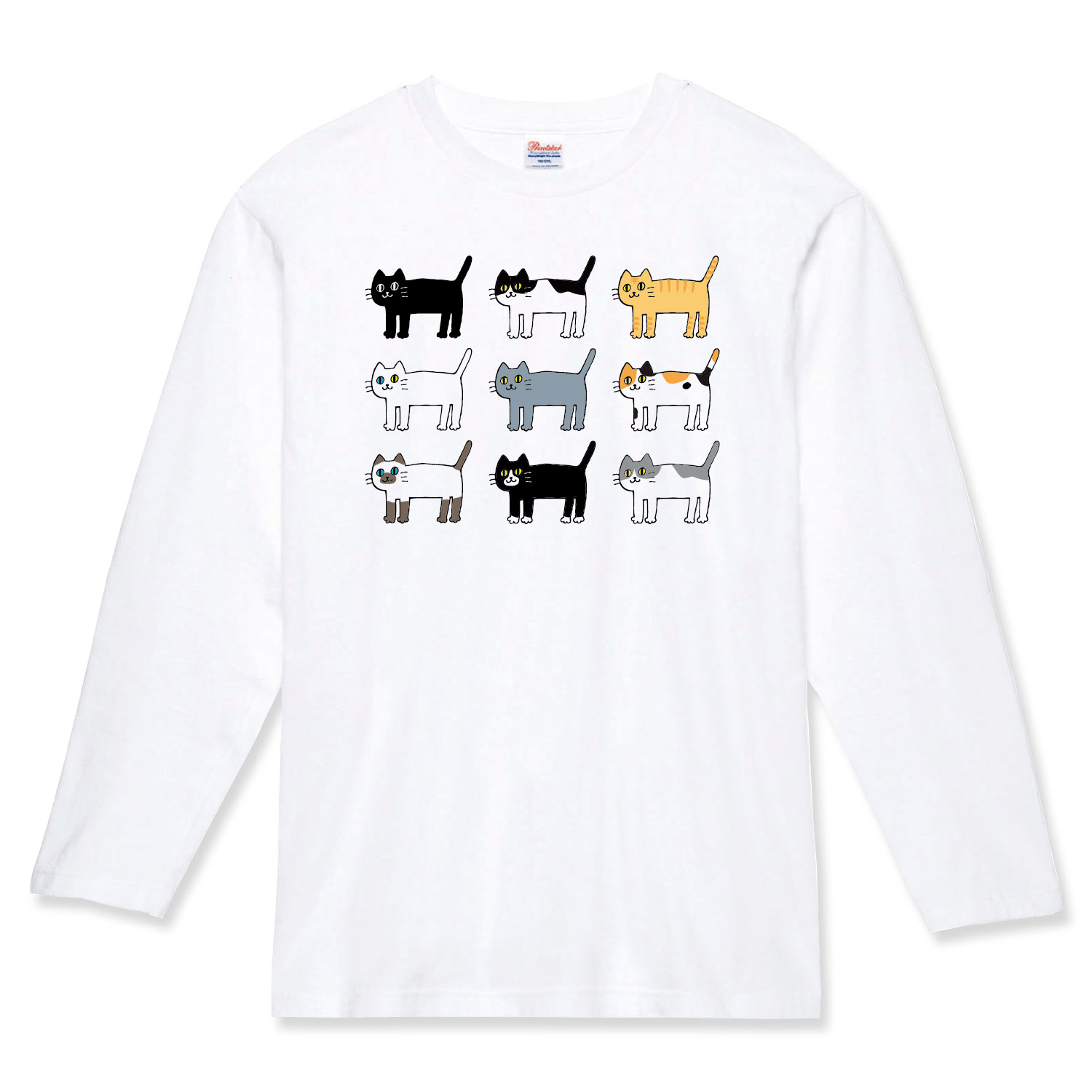 T 楽天市場】ネコ（袖の長さ長袖）（Tシャツ・カットソー｜トップス