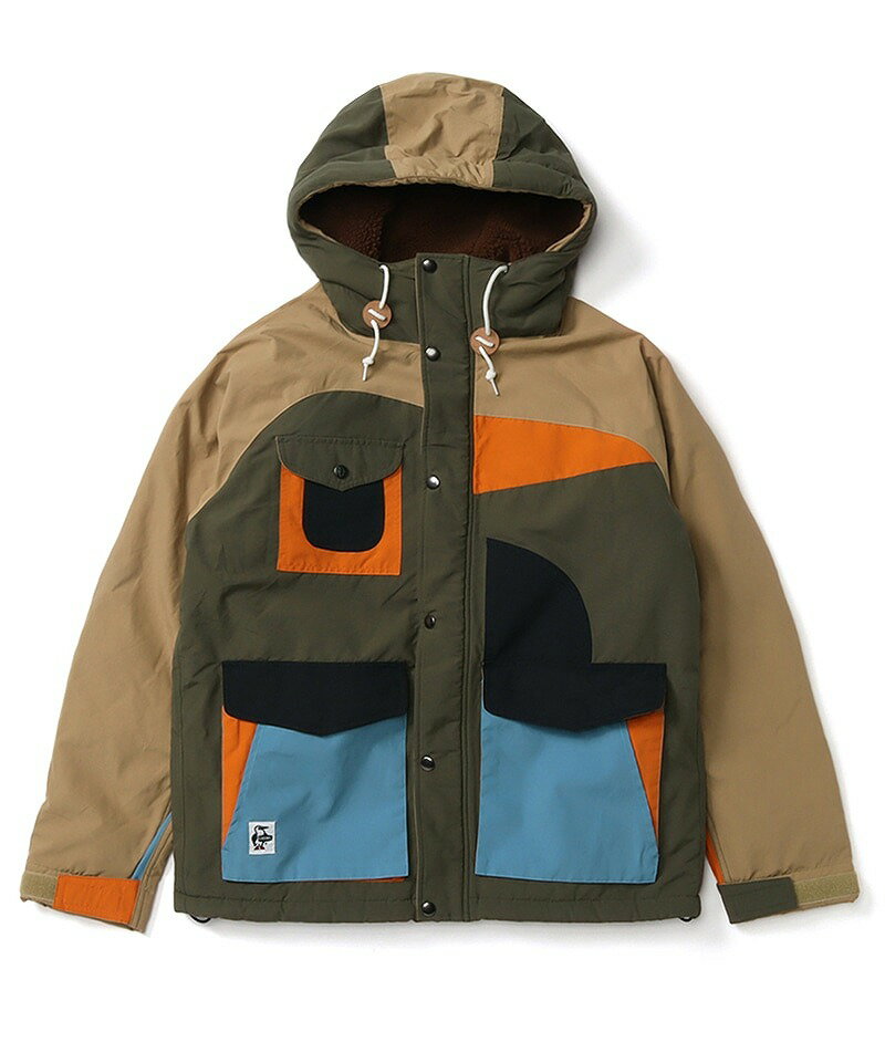 チャムス ボアジャケット レディース SALE!!CHUMS チャムス キャンピングボアパーカー　camping boa parka レディース　マウンテンパーカー　アウター　秋冬 ベージュクレイジー　Beige crazy