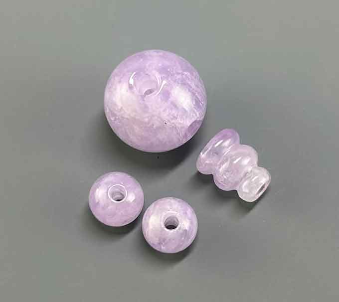 数珠パーツ藤雲石ラベンダーアメジス...
