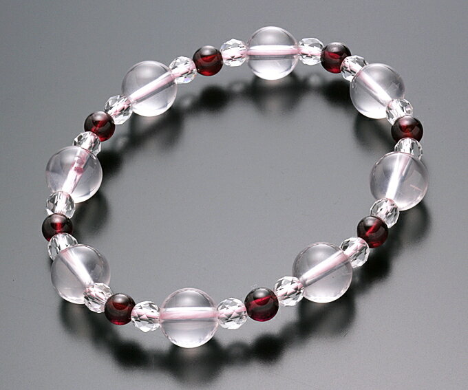 数珠ブレスレット天然石ガーネットス...